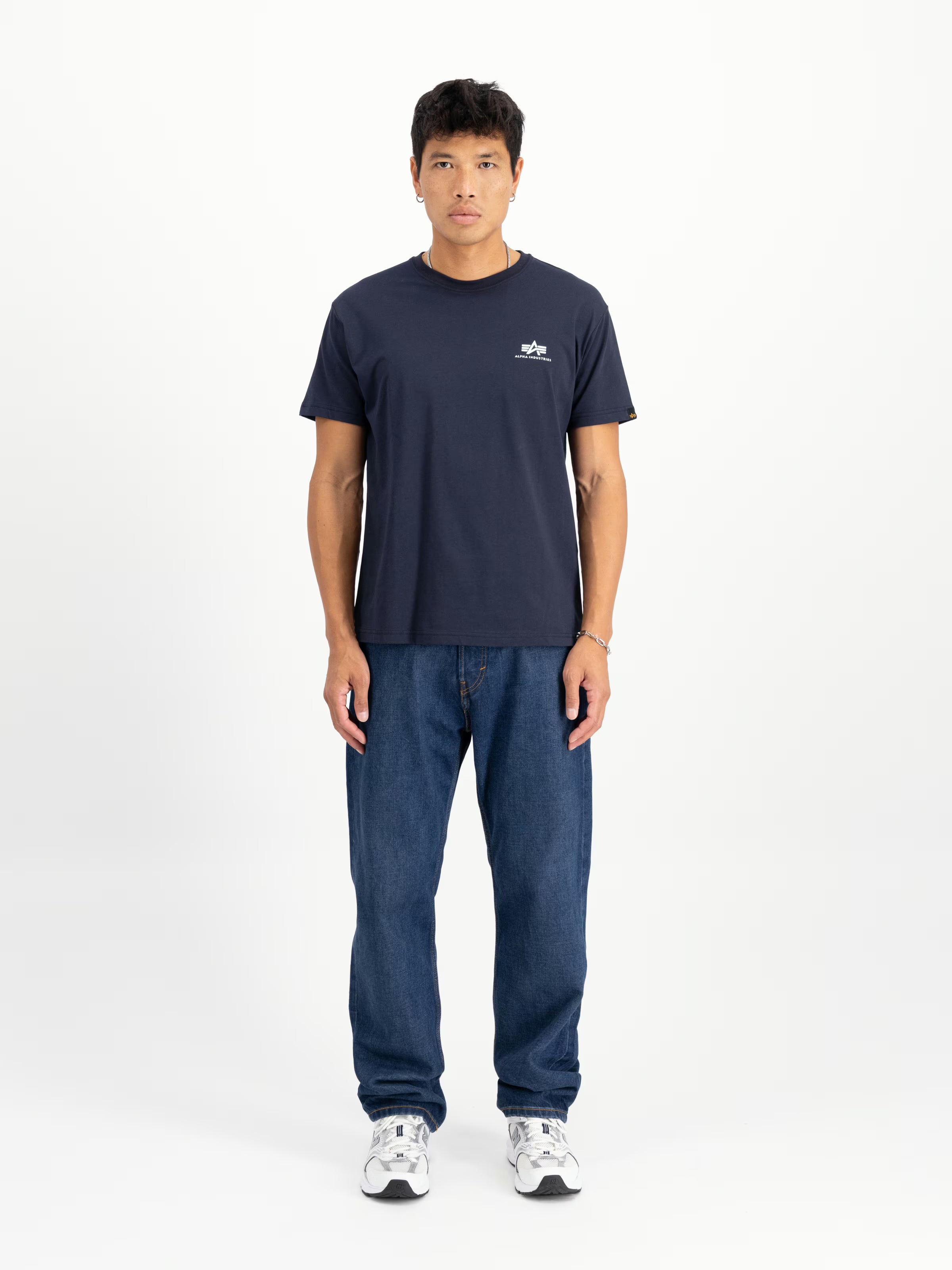 Alpha Industries Basic Small Logo T muška majica - plava 188505-07
