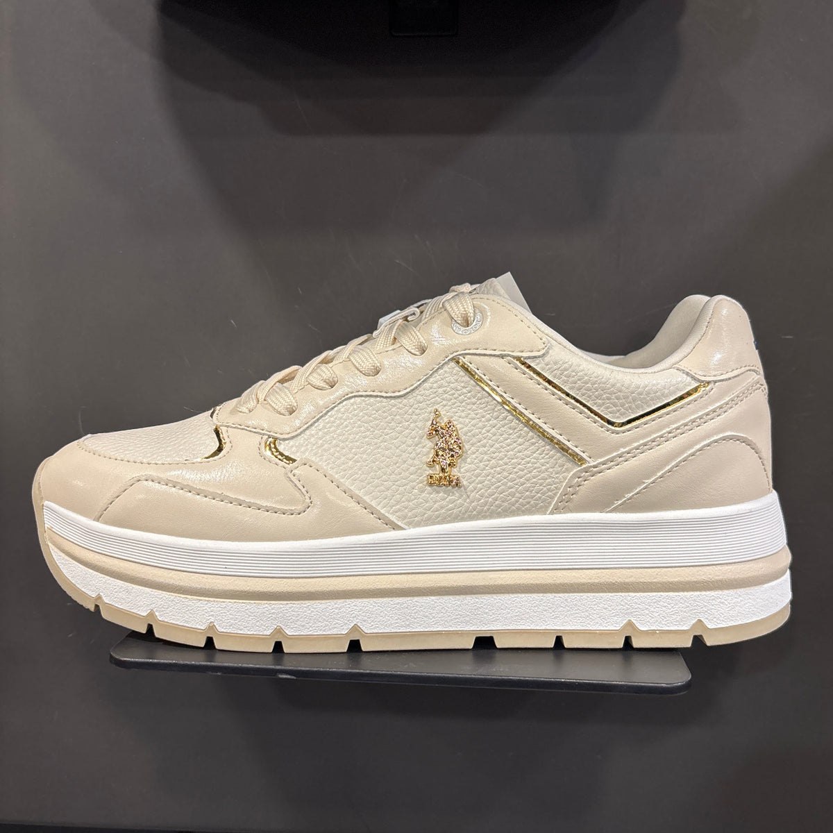 U.S. Polo SHINA GLB F6 BEIGE ženske tenisice 102693829