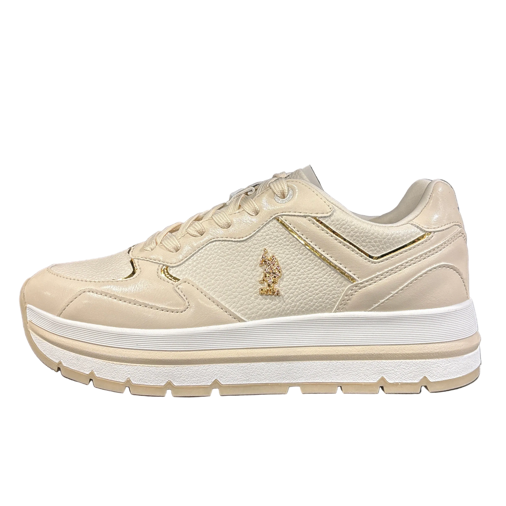 U.S. Polo SHINA GLB F6 BEIGE ženske tenisice 102693829