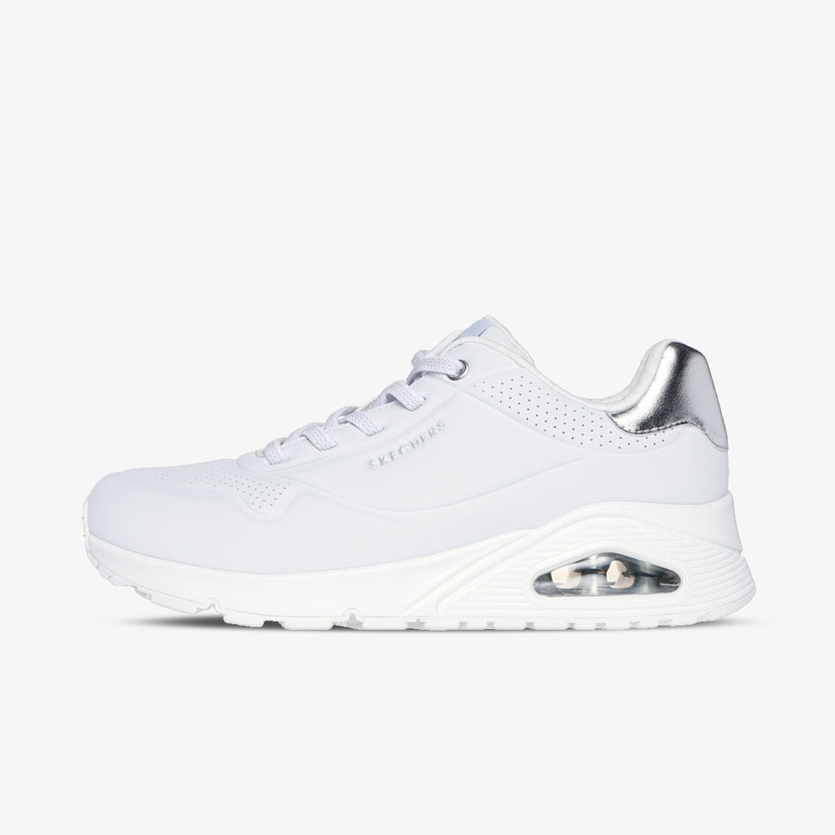 Skechers Uno Stand On Air 155196-WSL ženske tenisice bijelo/srebrne