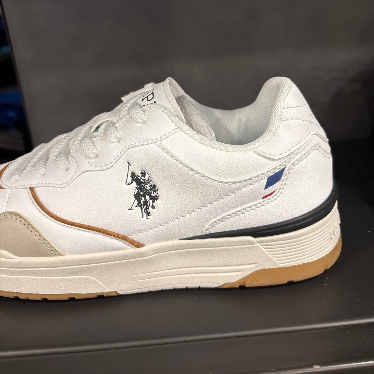 U.S. Polo Assn. REDOX GLB F6 muške bijele tenisice 102693397