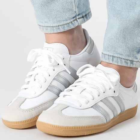 adidas Samba OG ženske tenisice bijelo-srebrne JI2725