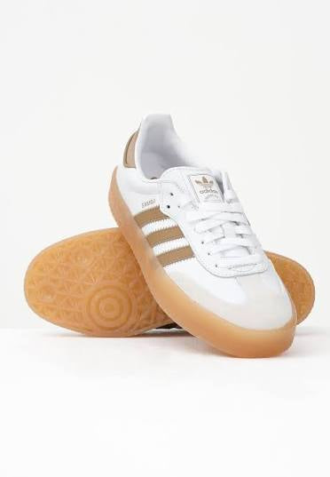 Ženske tenisce Adidas Samba E JQ0982 bijelo/zlatne
