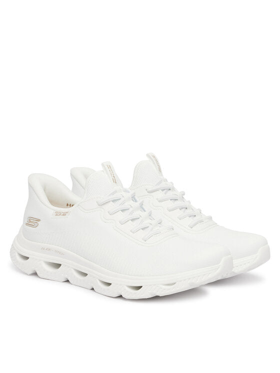Skechers Slip-ins BOBS Sport Arc Waves ženske tenisice - bijele 117629-W