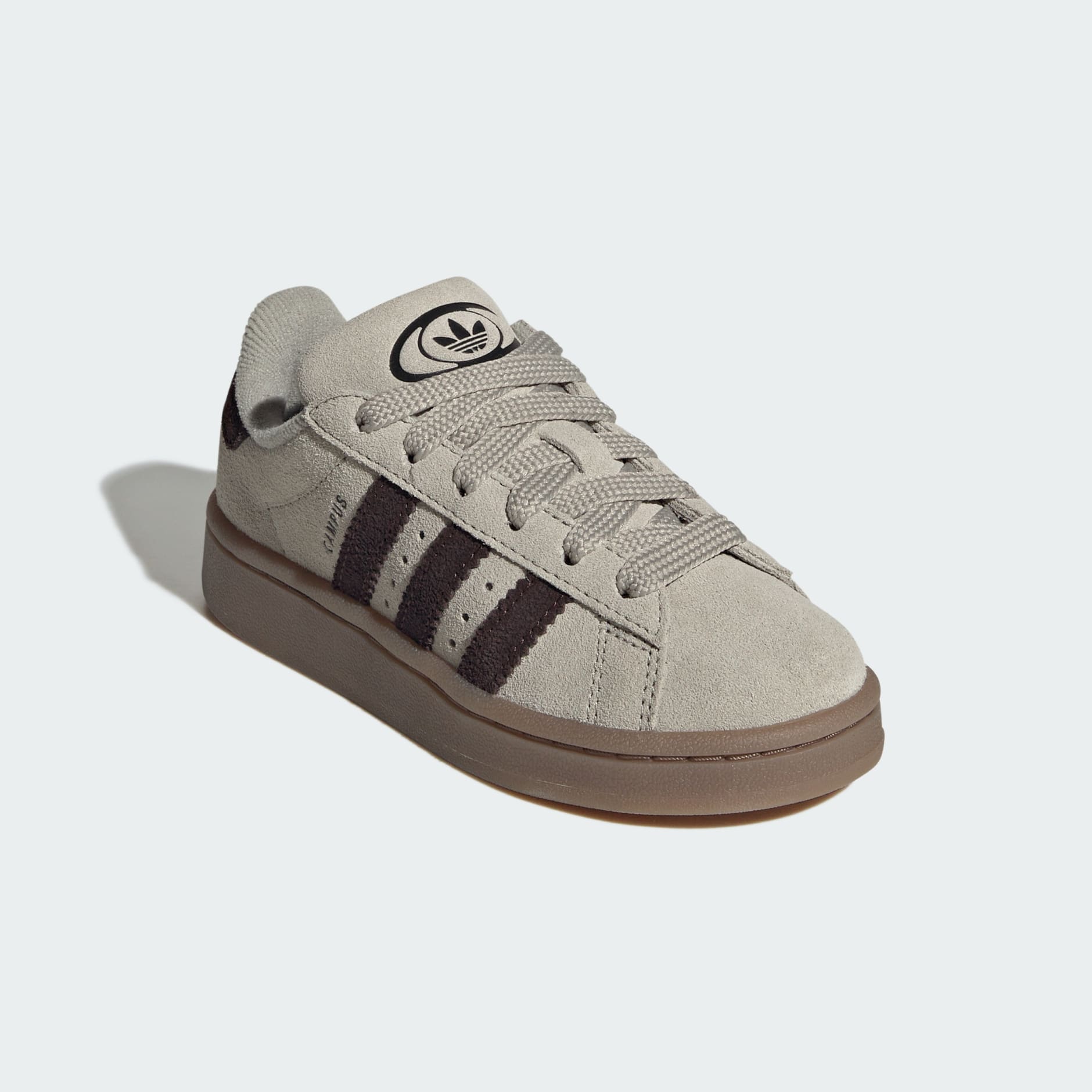 adidas Campus 00s KI9403 sivo-bež dječje tenisice od brušene kože