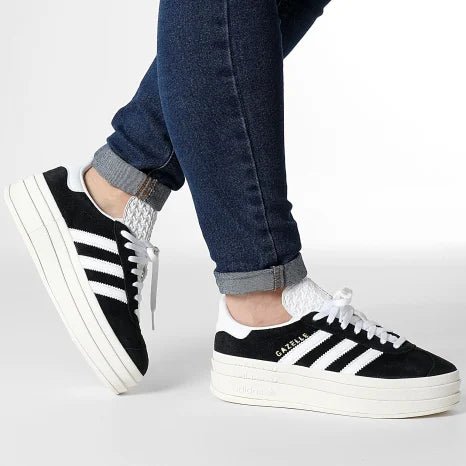 adidas Gazelle Bold HQ6912 ženske tenisice - crno-bijele - Kliker doo Siroki Brijeg