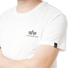 Alpha Industries Basic Small Logo T muška majica - bijela 188505-09 - Kliker doo Siroki Brijeg