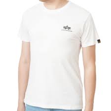 Alpha Industries Basic Small Logo T muška majica - bijela 188505-09 - Kliker doo Siroki Brijeg