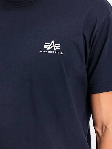Alpha Industries Basic Small Logo T muška majica - plava 188505-07 - Kliker doo Siroki Brijeg
