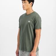 Alpha Industries Basic Small Logo T muška majica - tamnomaslinasta 188505-142 - Kliker doo Siroki Brijeg
