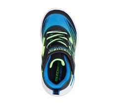 Skechers S-Lights Flex-Glow Ultra dječje tenisice - crno-plavo-limetaste 400139N-BBLM - Kliker doo Siroki Brijeg