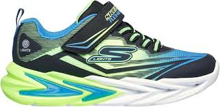 Skechers S-Lights Flex-Glow Ultra dječje tenisice - crno-plavo-limetaste 400139N-BBLM - Kliker doo Siroki Brijeg